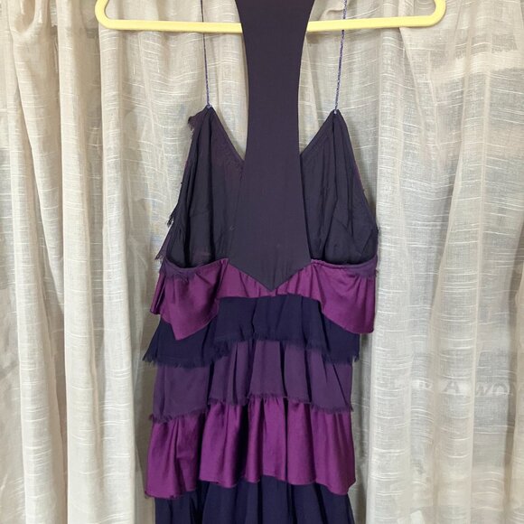 Free People Purple Ruffled Dress - Picture 3 of 3